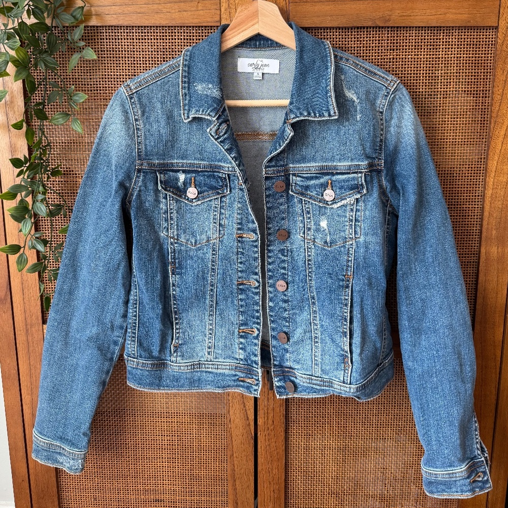 Distressed Denim Jacket